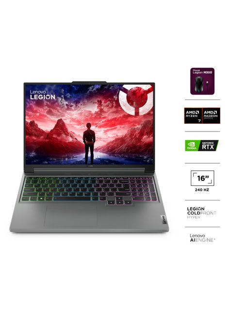 Notebook Legion Slim 5 8845HS AMD Ryzen 7 Serie 8000 NVIDIA GeForce RTX 4060 8GB GDDR6 16GB RAM 1TB SSD 16" WQXGA 240HZ RTX 4060 Luna Grey-2