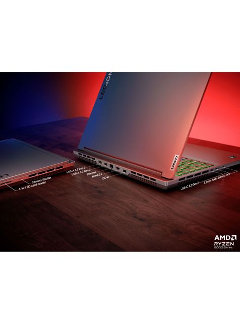 Notebook Legion Slim 5 8845HS AMD Ryzen 7 Serie 8000 NVIDIA GeForce RTX 4060 8GB GDDR6 16GB RAM 1TB SSD 16" WQXGA 240HZ RTX 4060 Luna Grey-7