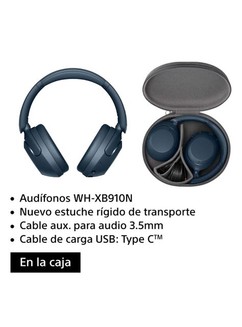 Audífonos Bluetooth con Noice Cancelling WH-XB910N/L-4