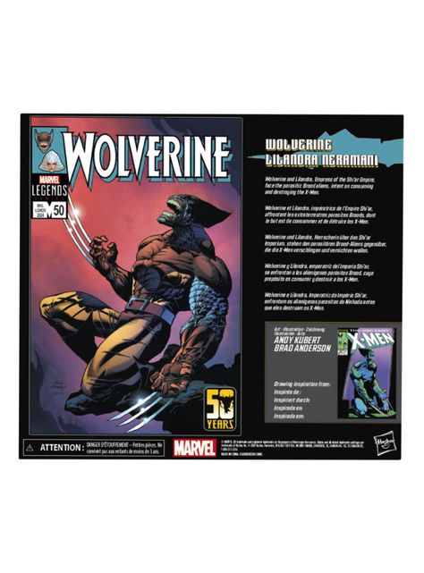 Figura de Acción Wolverine y Lilandra Neramani-5