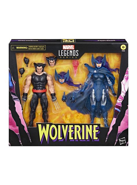 Figura de Acción Marvel Legends Series Wolverine y Psylocke-4