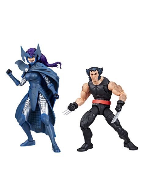 Figura de Acción Marvel Legends Series Wolverine y Psylocke-2