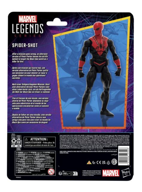 Figura de Acción Spiderman Legends Series Spidershot-5