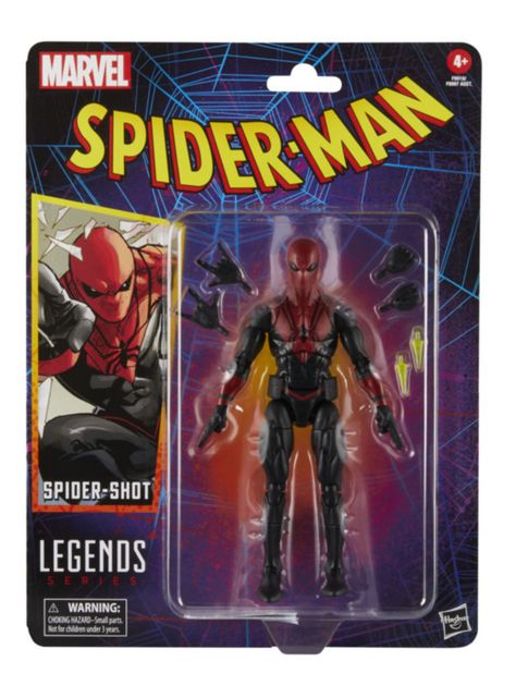 Figura de Acción Spiderman Legends Series Spidershot-4