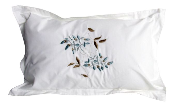 Cojín Nina Herrera Deco Flor Azul 30 x 45 cm-0