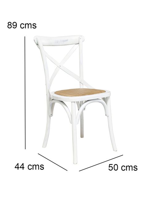 Kit 4 Sillas Retro Blanca-1