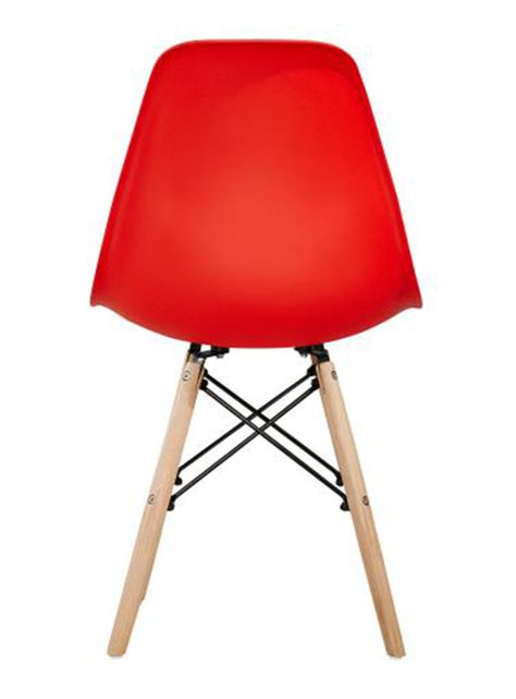 Kit 4 Sillas Badem Rojo-3