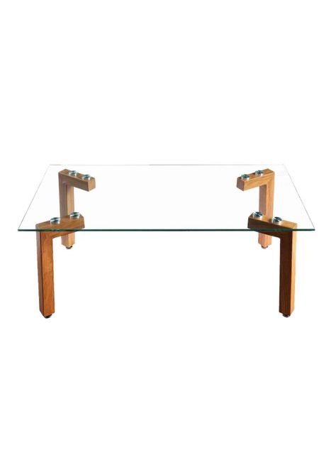 Mesa de Centro Jockey Natarual 60x110 cm-0
