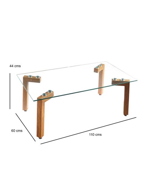 Mesa de Centro Jockey Natarual 60x110 cm-1