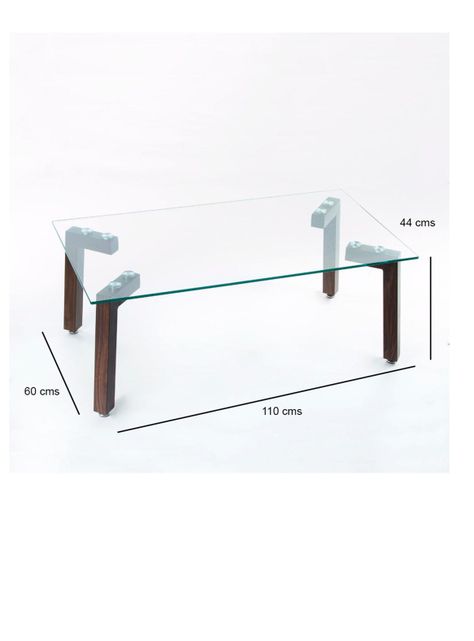 Mesa de Centro Jockey Nogal 60x110 cm-1