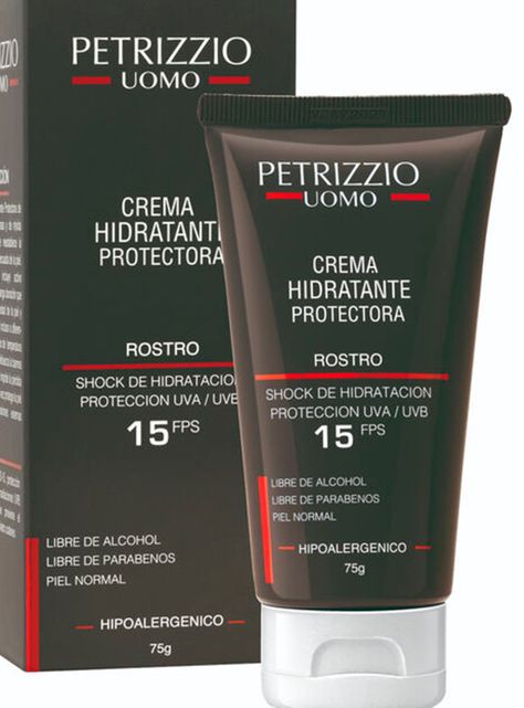 Crema Petrizzio Hidratante Protectora Hombre SPF 15 75 g-1