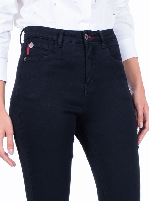 Jeans Jess Tiro Alto Black-1
