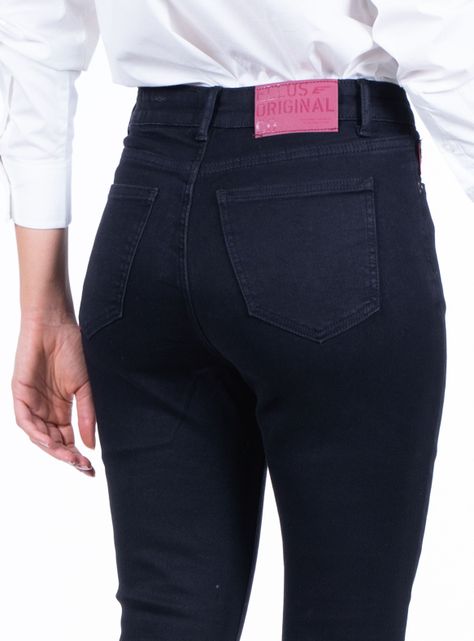 Jeans Jess Tiro Alto Black-2