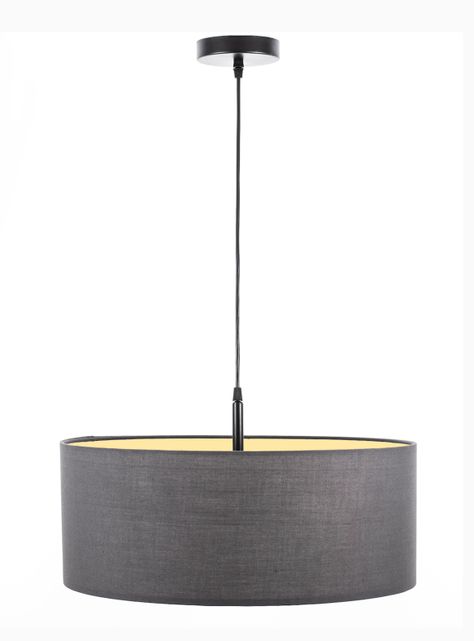 Lámpara Colgante 50 cm Gris-0