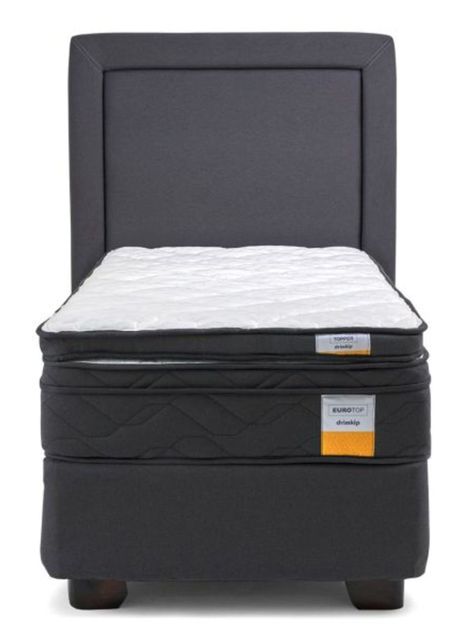 Cama Americana 1.5 Plazas + Topper + Respaldo-1