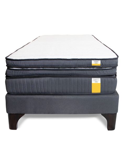 Cama Europea 1.5 Plazas Plus + Topper-1