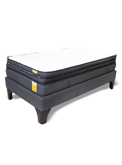 Cama Europea 1.5 Plazas Plus + Topper-0