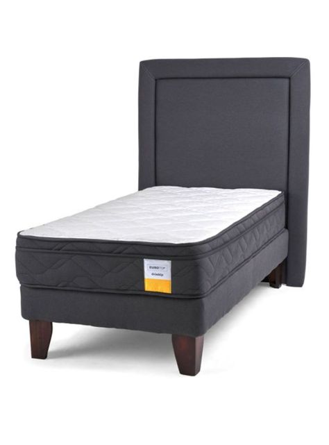 Cama Europea 1.5 Plazas Plus + Respaldo-0