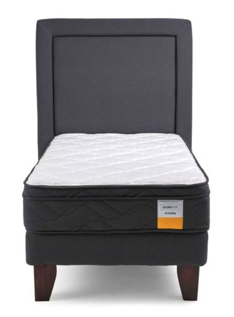 Cama Europea 1.5 Plazas Plus + Respaldo-1