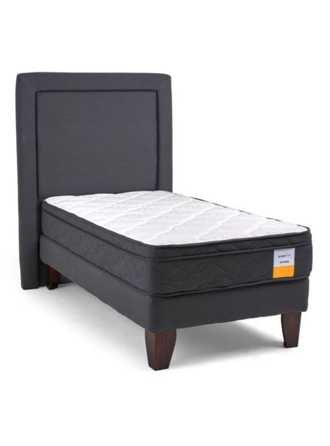 Cama Europea 1.5 Plazas Plus + Respaldo-2