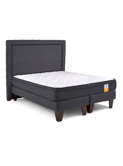 Cama Europea Eurotop Full Base Dividida + Respaldo-2