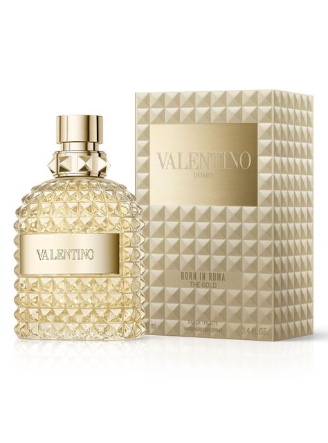 Perfume Born in Roma Uomo The Gold EDT Hombre 100ml Edición Limitada Valentino-1