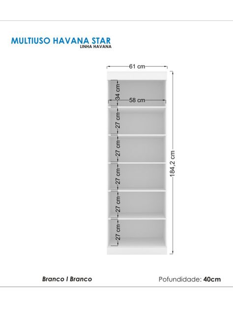 Clóset Multiuso 2 Puertas Blanco-1