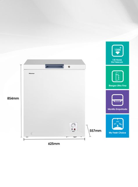 Freezer Horizontal Frío Directo 142 Litros Dual Function FC184D4AW1-1