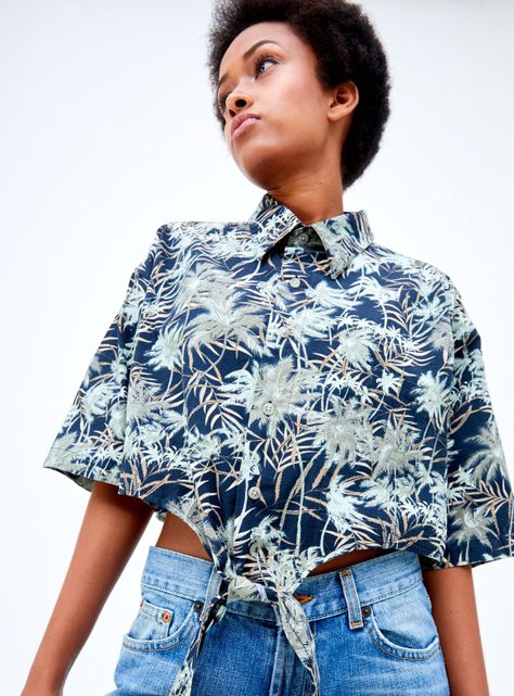 Blusa Lovemade D Pierre Palmeras Talla XXXL-2