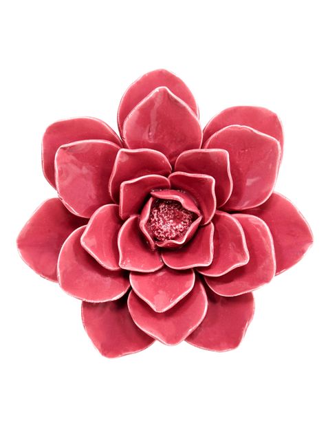 Flor Decorativa Fucsia-0