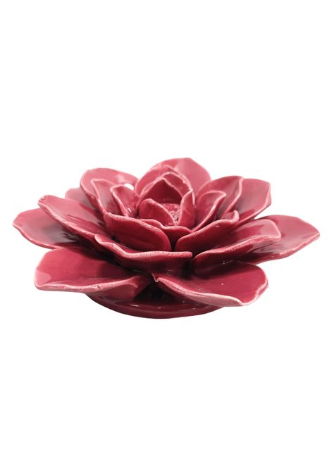 Flor Decorativa Fucsia-1