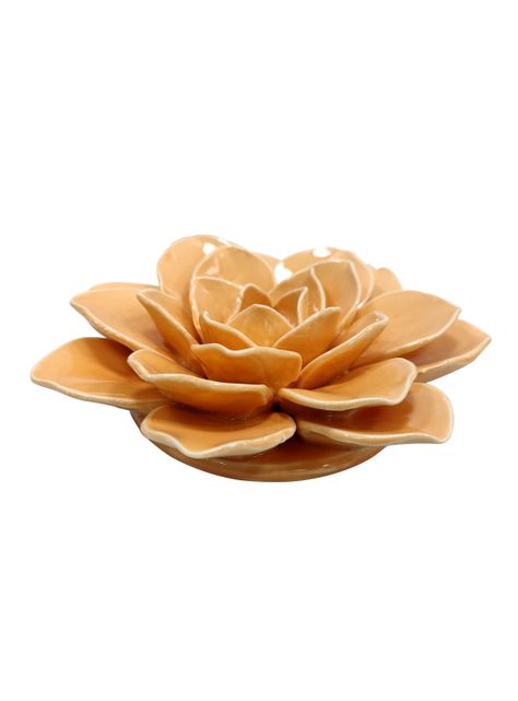 Flor Decorativa Naranjo-1