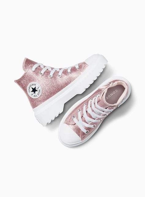 Zapatilla Urbana Glitter Niña Taylor All Star Lugged Lift-2