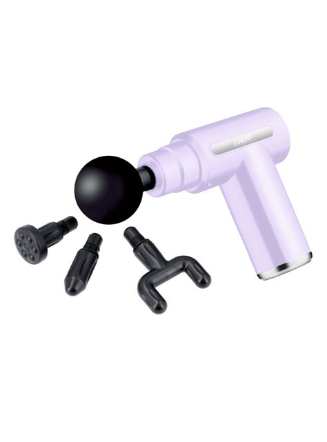 Pistola de Masaje 6 Niveles con Control Digital y Estuche Lavanda-1