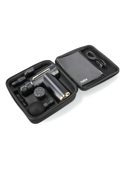 Pistola de Masaje 6 Niveles con Control Digital y Estuche Lavanda-3