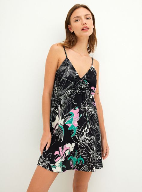 Vestido Corto Print-0