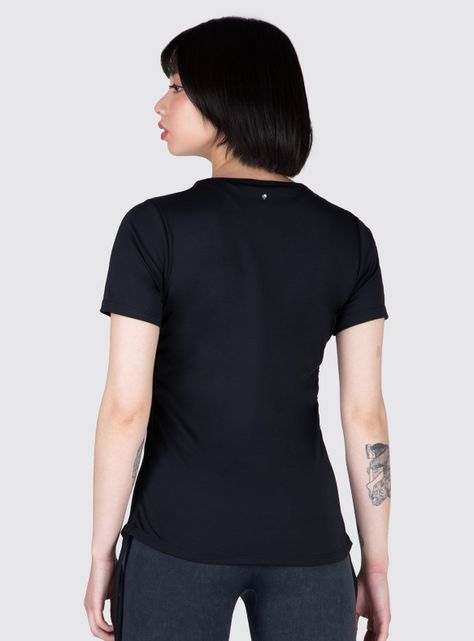 Polera con Cierre Medio Manga Corta-1