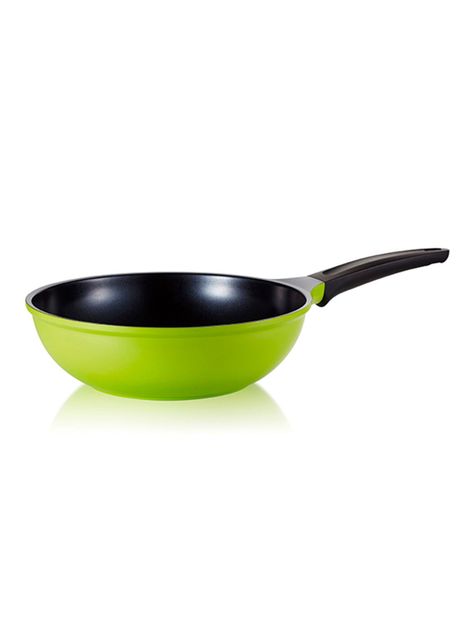 Wok Aluminio con Mango 28 cm Roichen-0