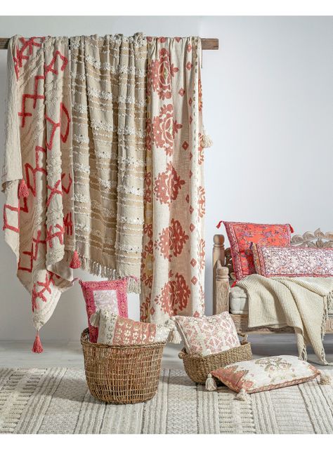 Cojín Folia Peach 3 45 x 45 cm-3