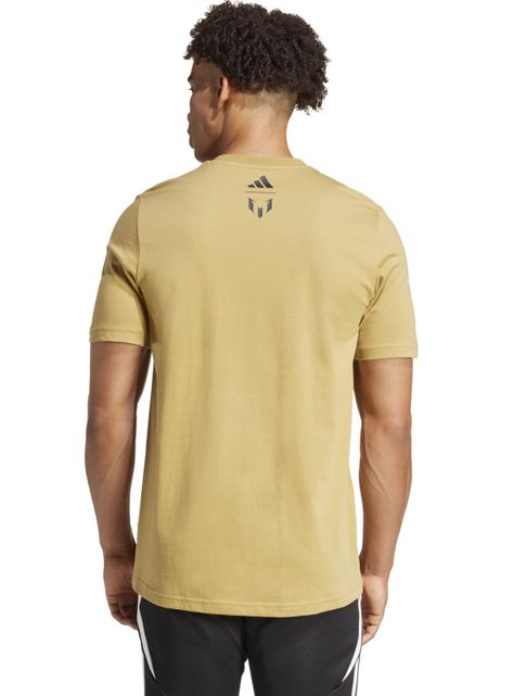 Polera Print Messi G T Khaki Football-1