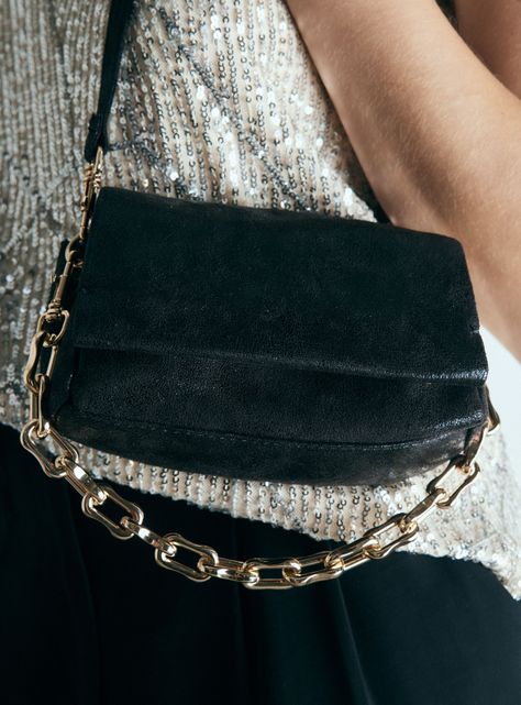 Cartera de Fiesta con Acabado Brillante-1