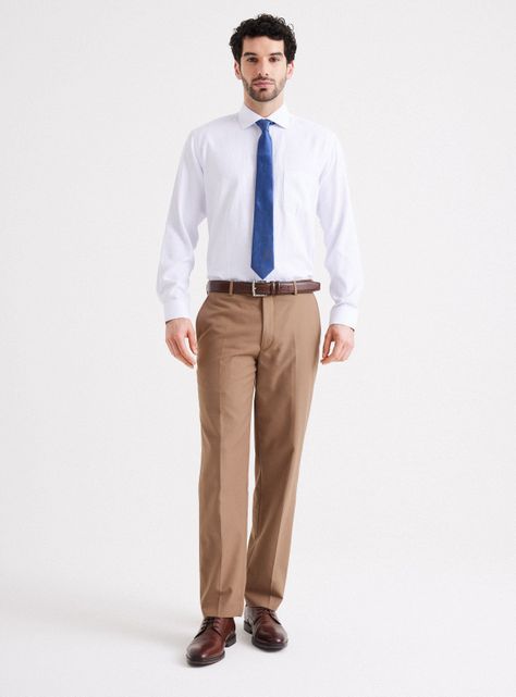 Camisa Vestir Textura Color Semi Slim-4