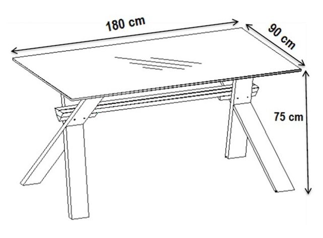 Juego de Comedor Clear Vidrio + 6 Sillas Attimo-2