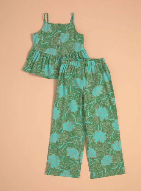 Blusa Set Pantalón Estampado-2