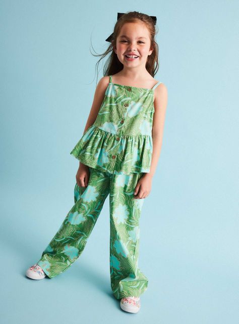 Blusa Set Pantalón Estampado-0