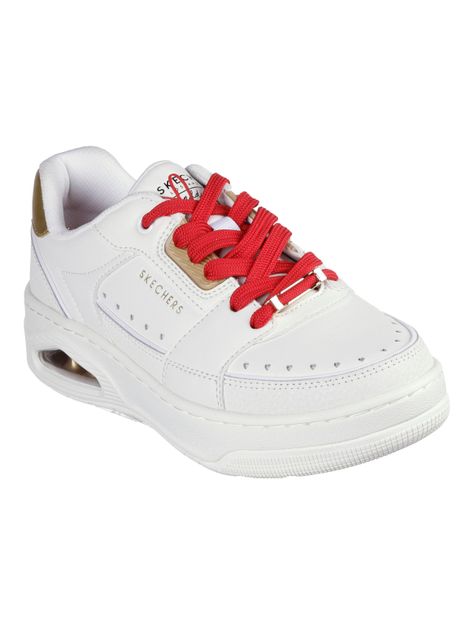 Zapatilla Urbana Detalle Color Cordón Uno Court Mujer-1