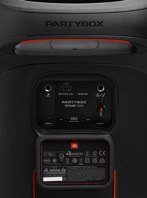 Minicomponente Partybox Stage 320 Speaker Black-5
