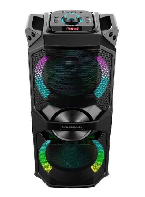 Parlante Karaoke Bluetooth 6000W MGLUXOR Negro-0