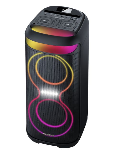 Parlante Karaoke Bluetooth 14000W MGCHAMPION Negro-1