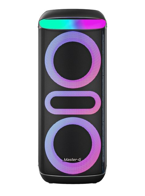 Parlante Karaoke Bluetooth 18000W MGZEUS Negro-0